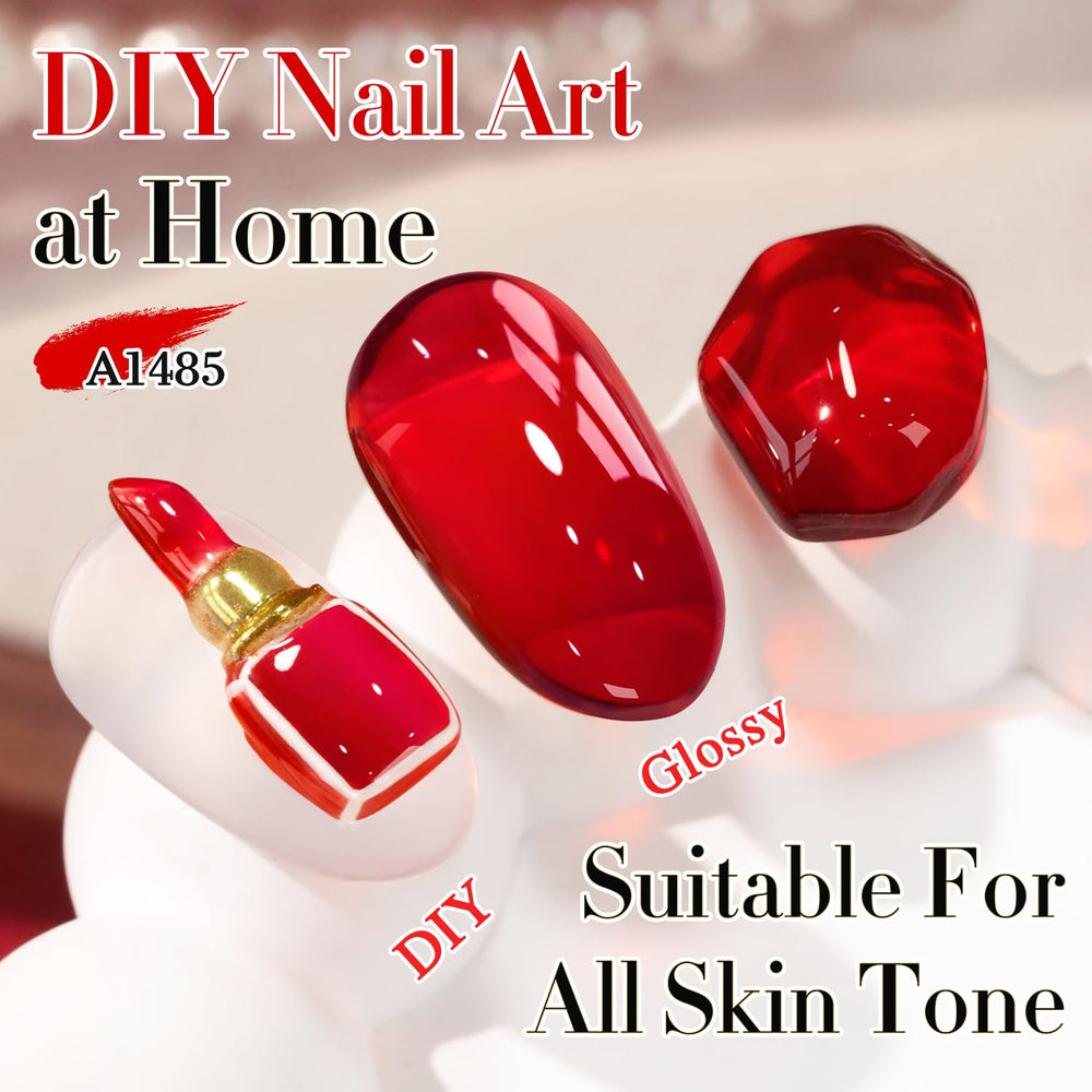 Double Rhythm 15ml gel polish being applied for an easy at-home manicure.