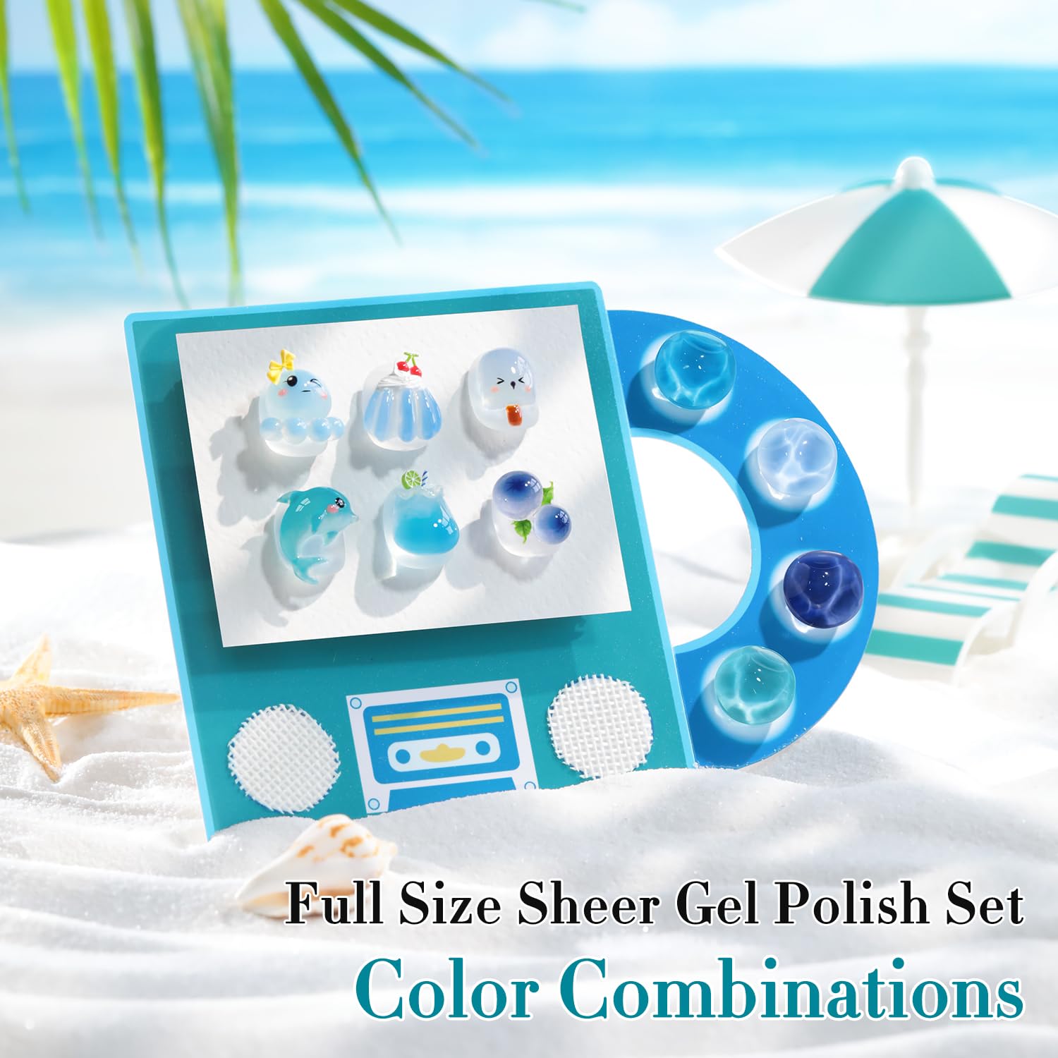 Double Rhythm 15ml gel polish lineup fosters easy color matching for seamless nail art.