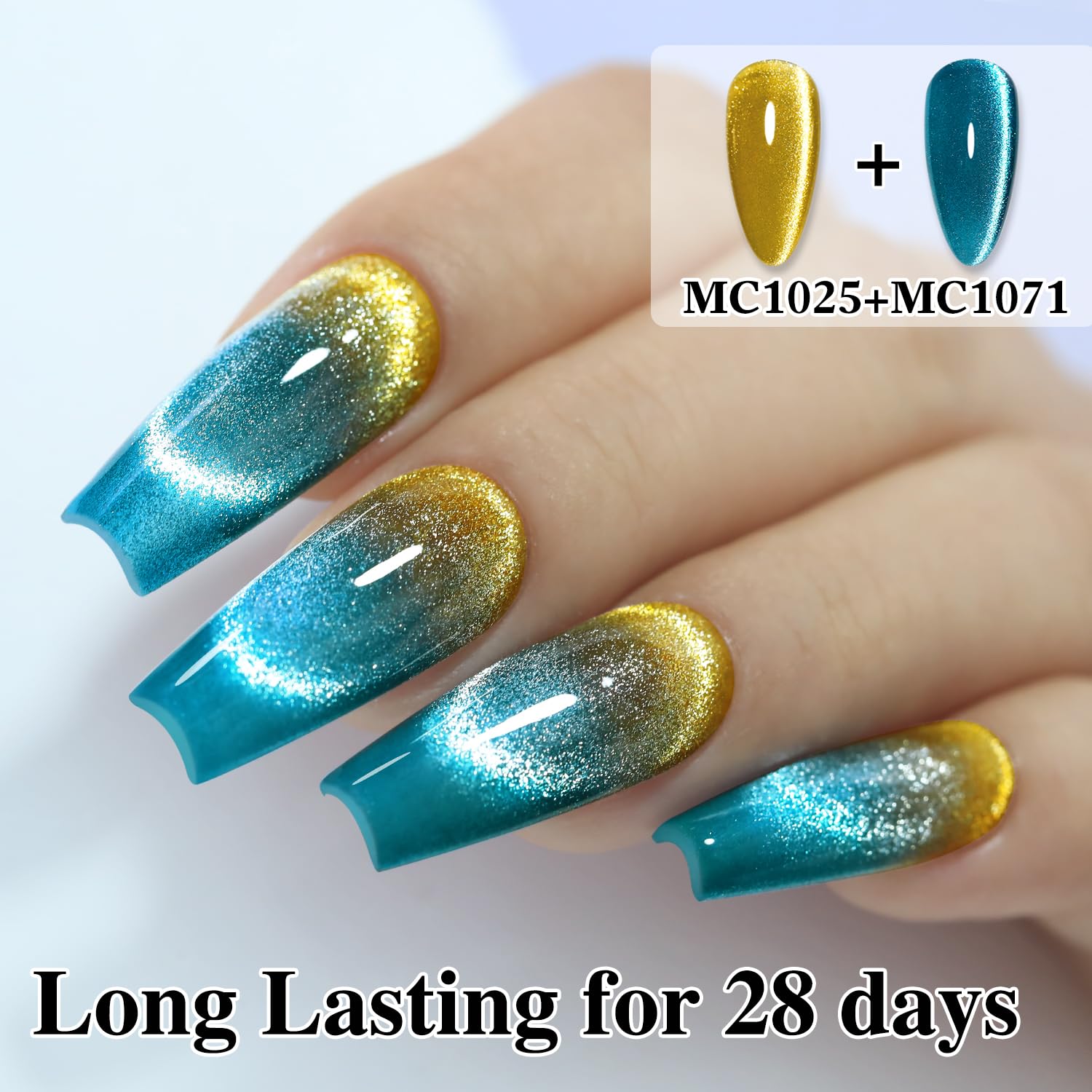 Double Rhythm 15ml gel bottle ready for at-home cat-eye nail art