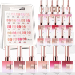 Double Rhythm 28Pcs Gel Polish Set provides versatile color options for all seasons.