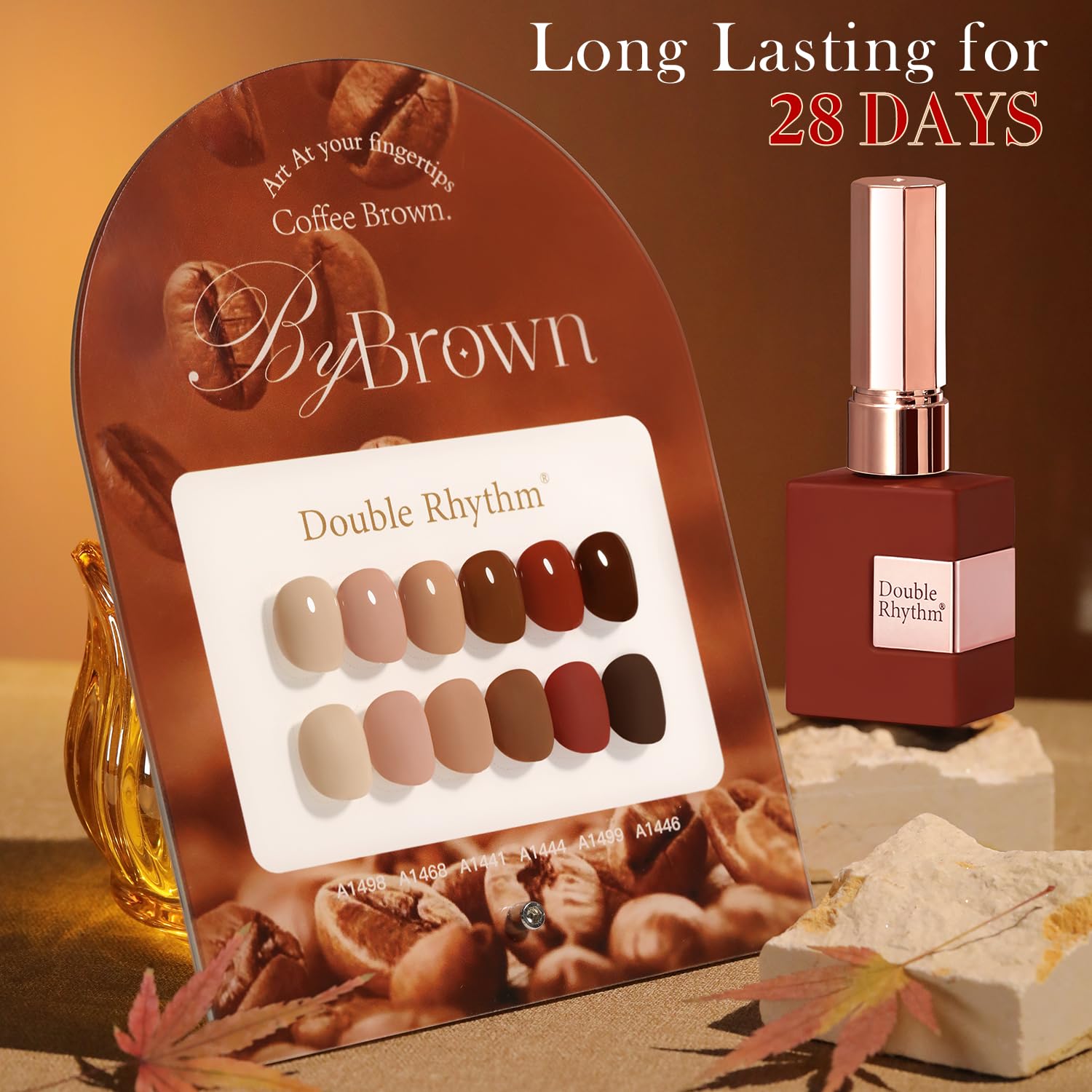 Double Rhythm gel polish bottle set ideal for DIY manicure and salon lovers