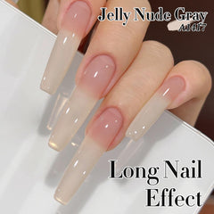 Application brush stroke demonstrates smooth, beginner-friendly gel polish for even color distribution.