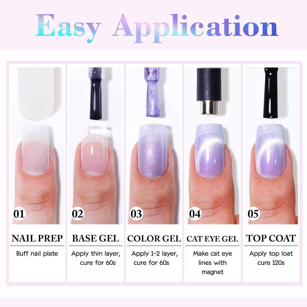 Compact kit fits your vanity or travel bag for on-the-go nails.