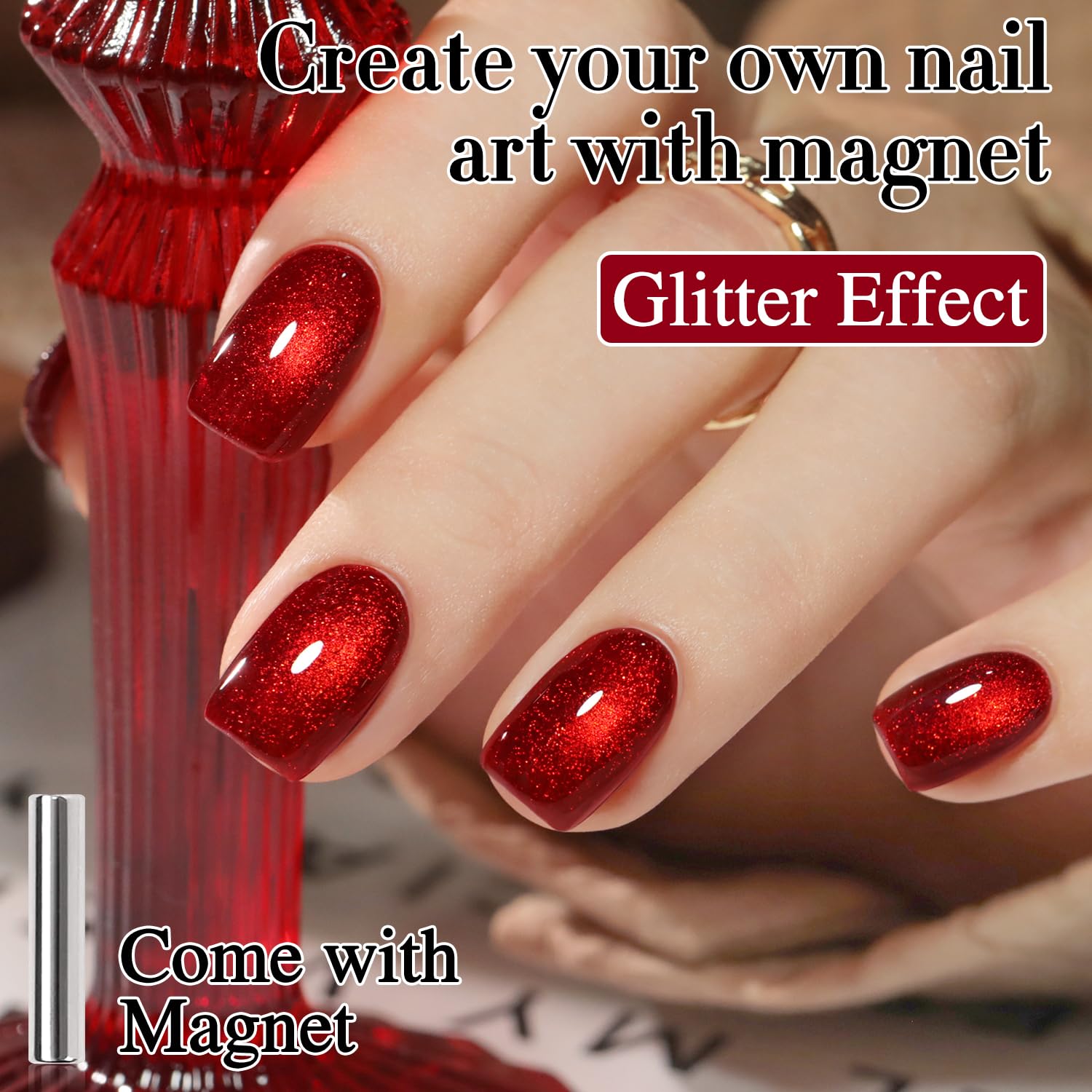 Double Rhythm at-home manicure scene shows easy DIY nail art.