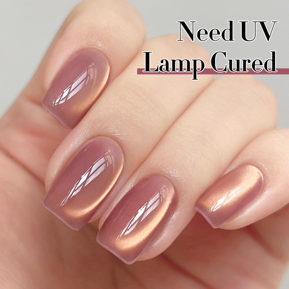 At-home manicure setup with LED curing for quick results.