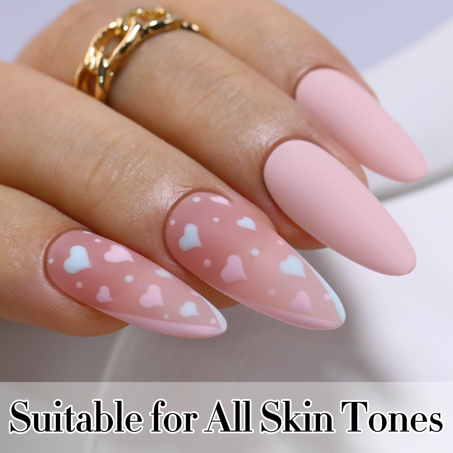 At-home manicure setup with Double Rhythm gel polish and LED lamp