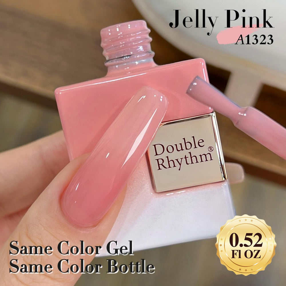 Double Rhythm at‑home nail art kit bottle demonstrating DIY manicure setup