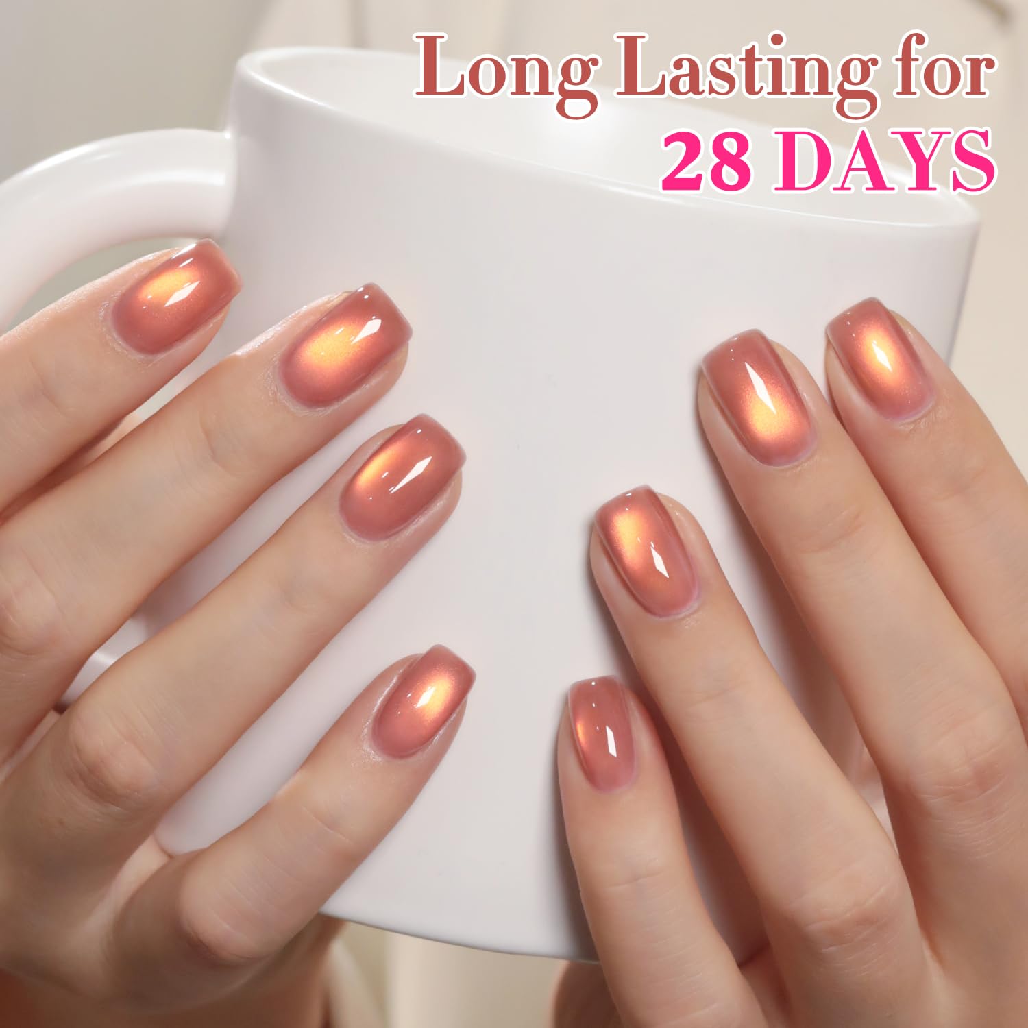 Double Rhythm cat-eye gel polish kit enables base-coat variations for different styles