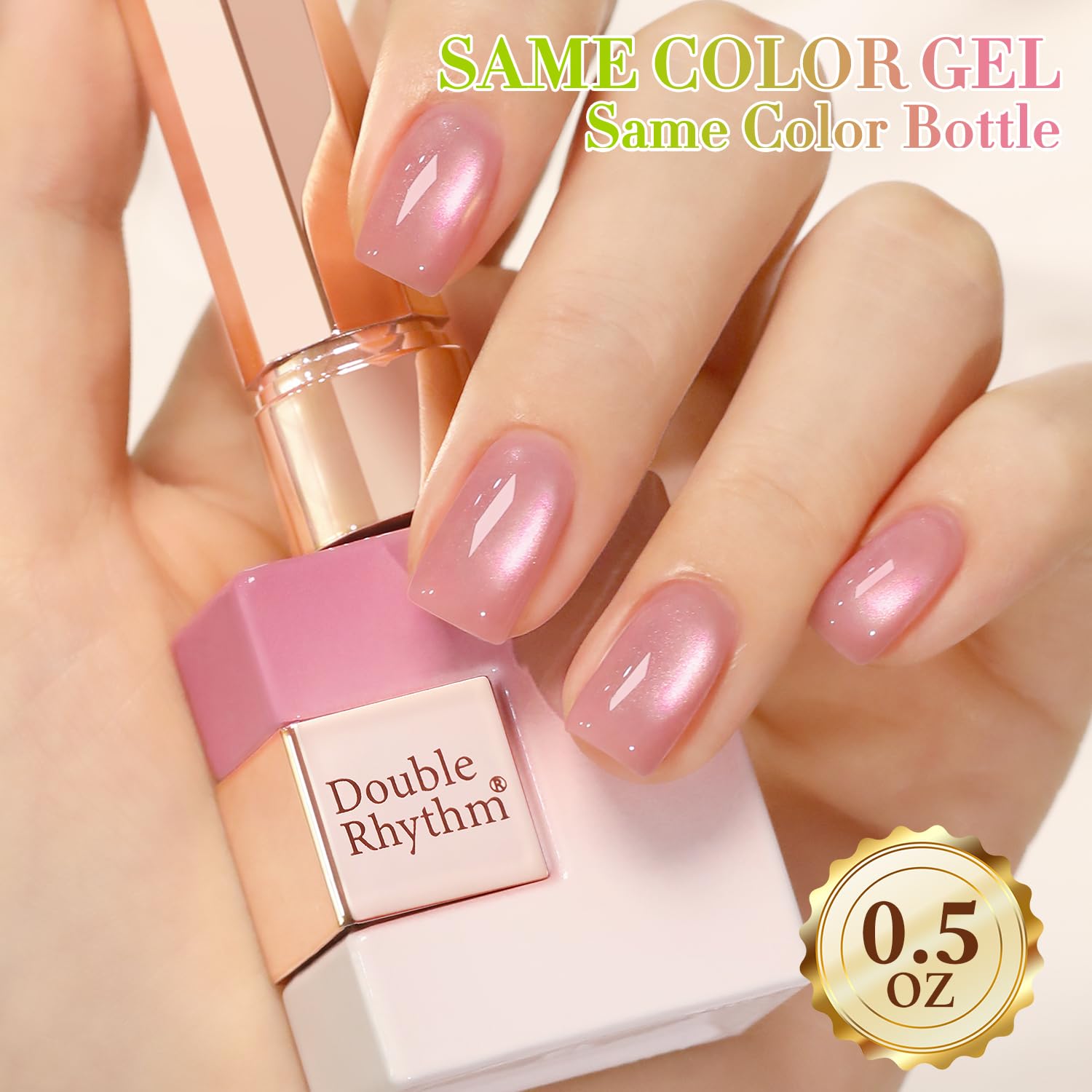 Base coat pairings with Double Rhythm color variations for different looks.