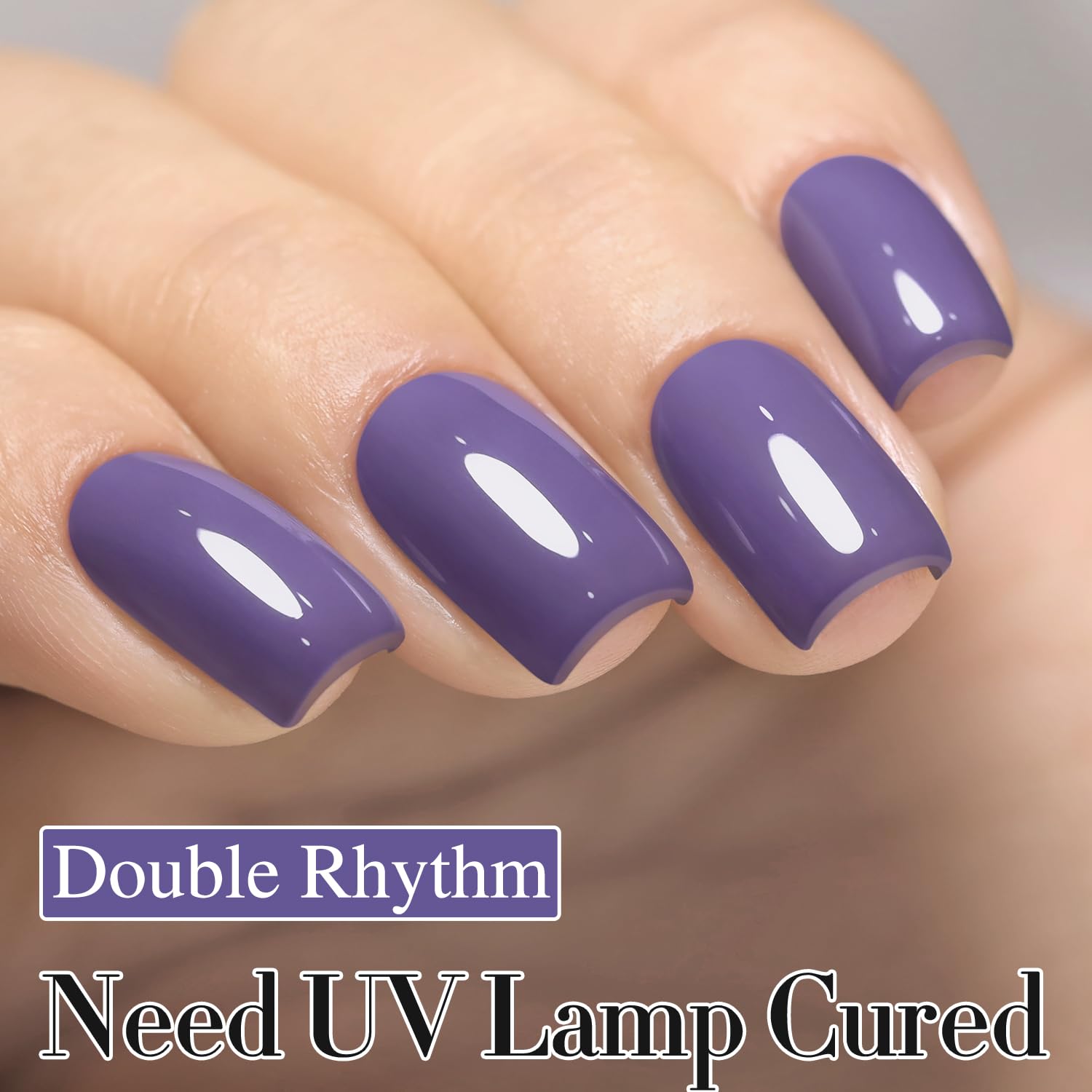Base coat application demo with Double Rhythm gel polish