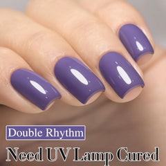 Base coat application demo with Double Rhythm gel polish