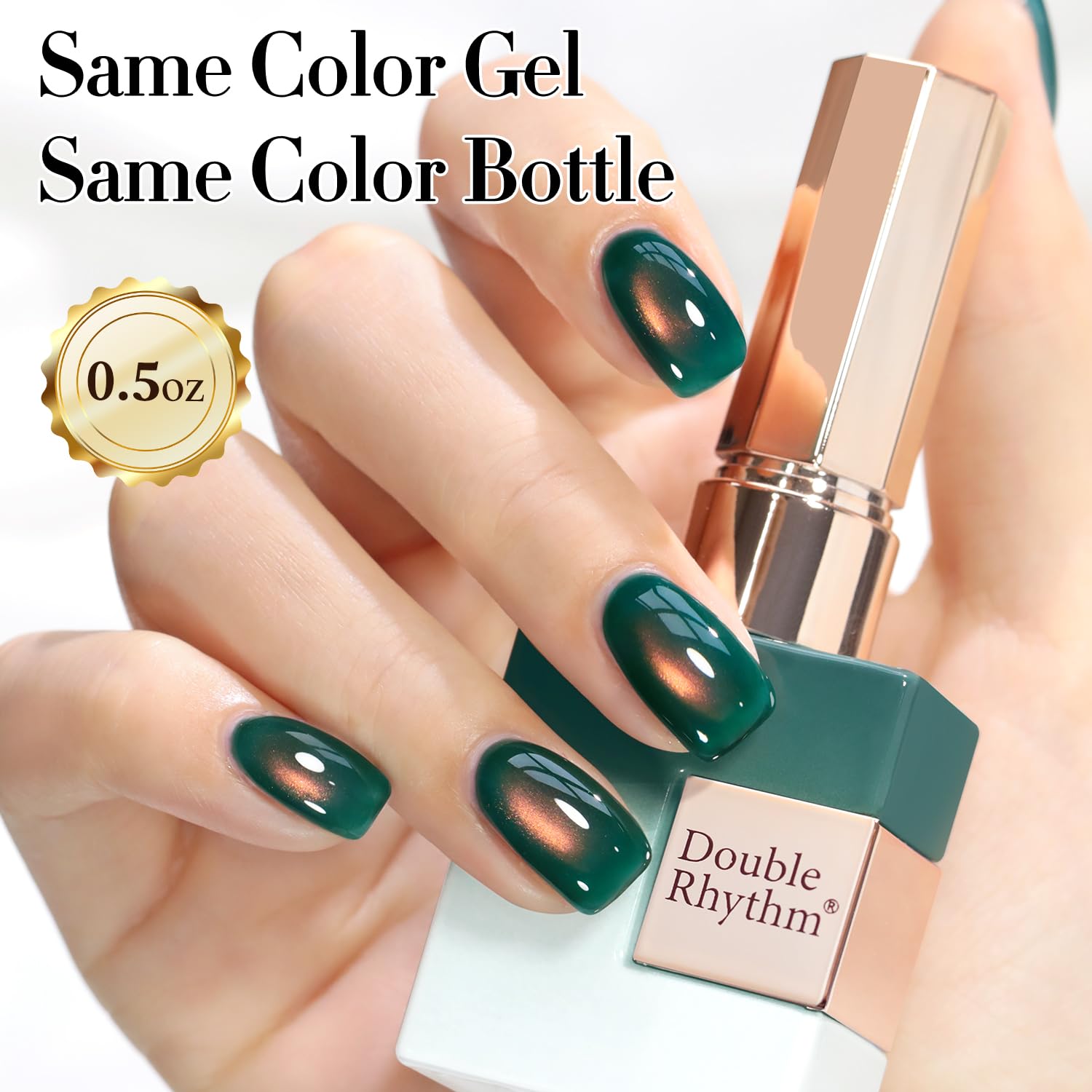 Double Rhythm base coat pairing demonstrates versatile nail style options