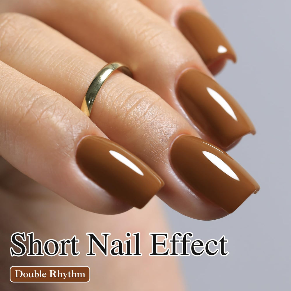 Double Rhythm base coat and top coat support durability and shine.