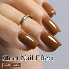 Double Rhythm base coat and top coat support durability and shine.