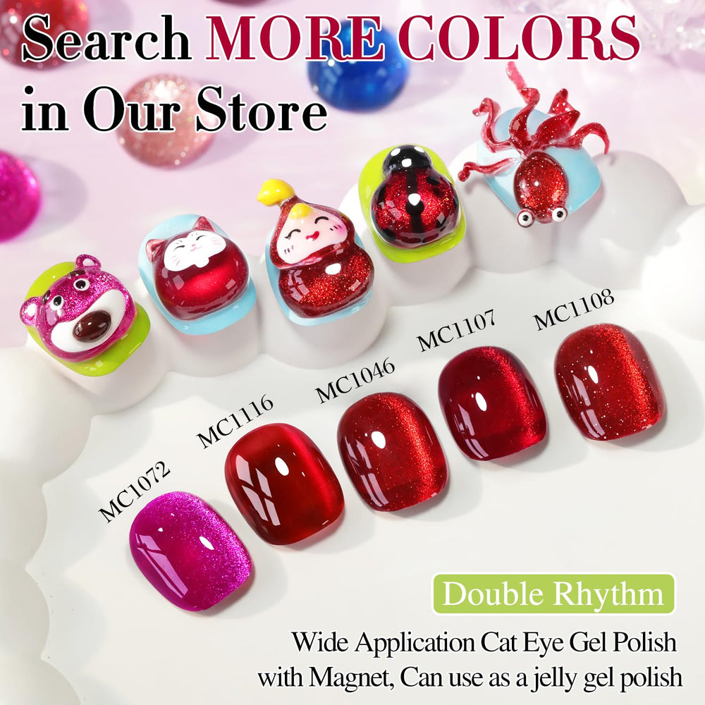 Double Rhythm base color compatibility encourages creative nail art combos.