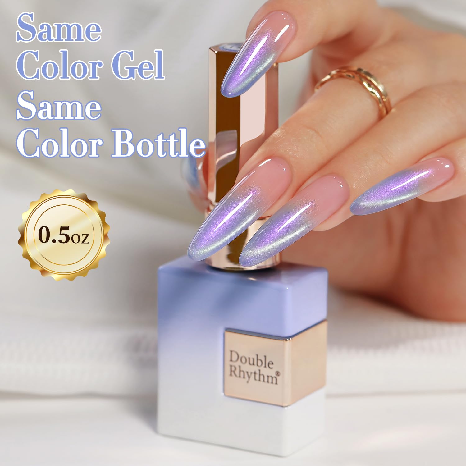 Double Rhythm base color option in mermaid blue for customized looks.