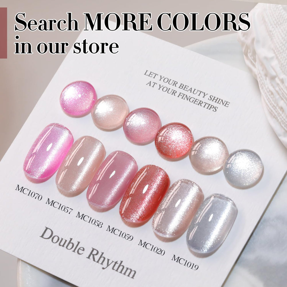 Double Rhythm versatile base color combinations for nail art