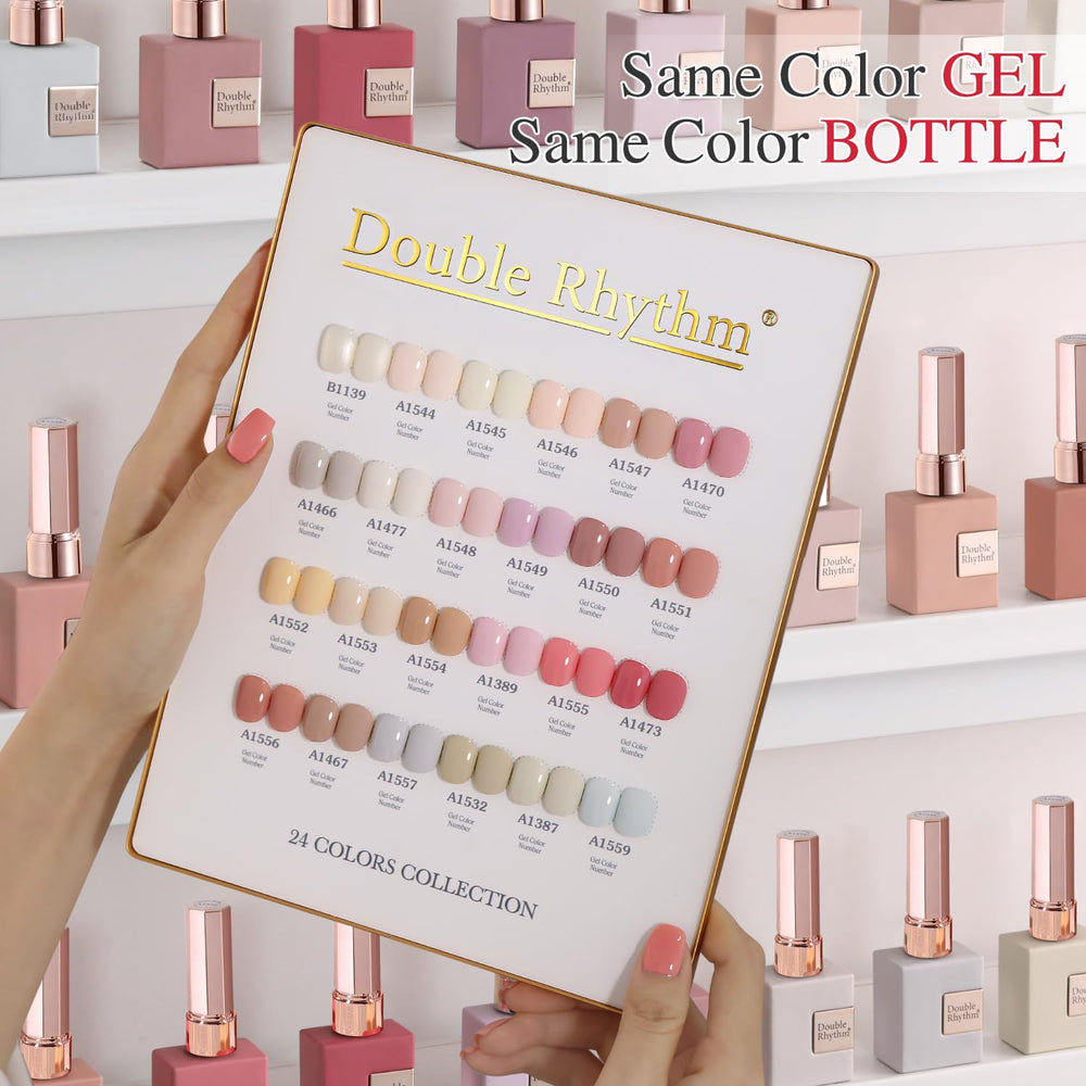 Double Rhythm base gel designed for durable adhesion and smooth prep.