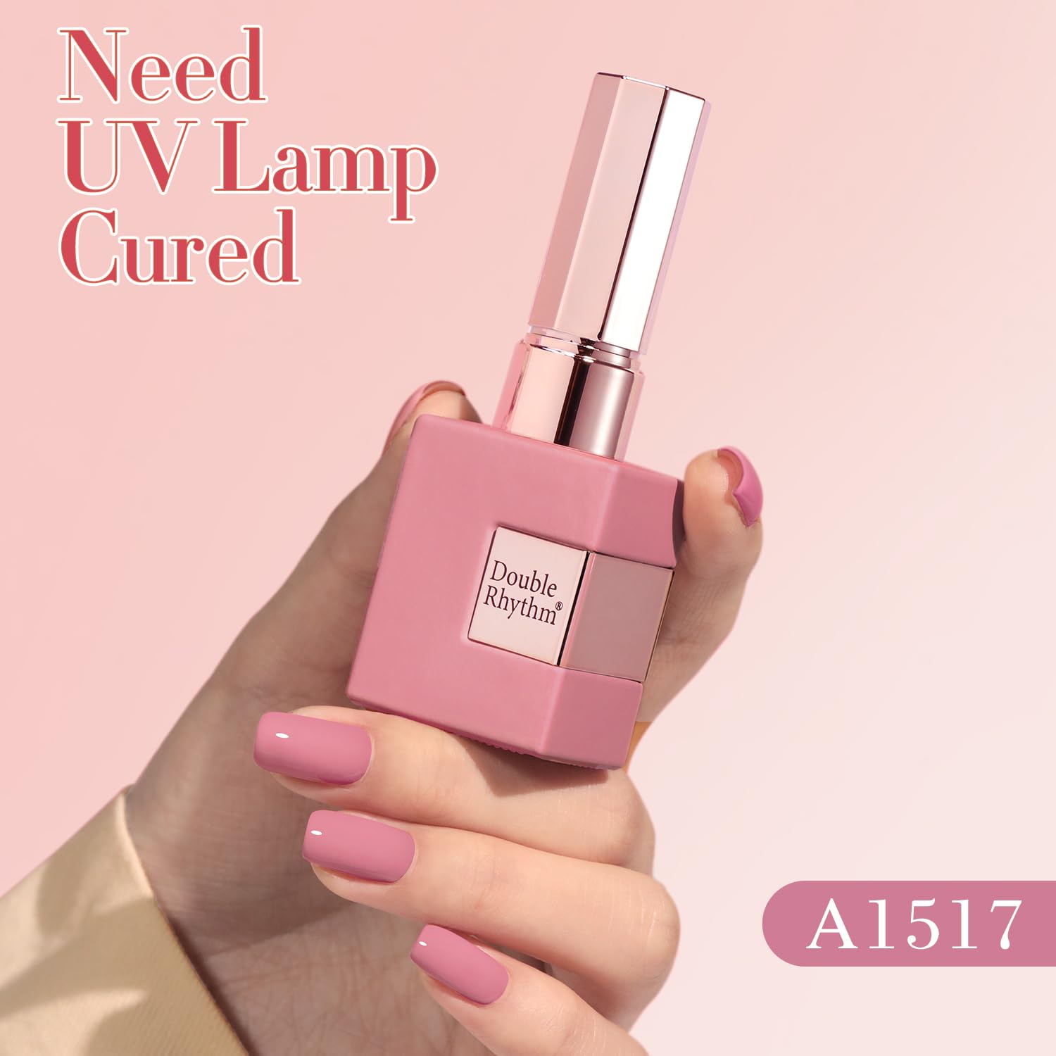 Double Rhythm beginner-friendly gel polish for easy at-home nails.