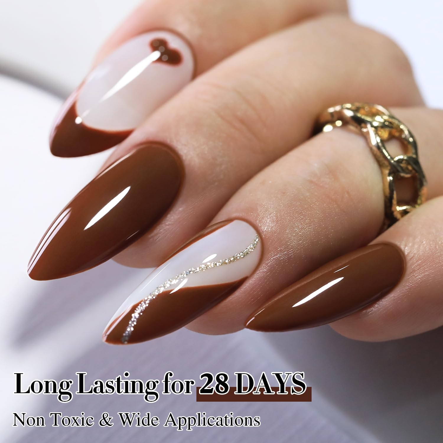 Gel polish ideal for beginner friendly home nail art
