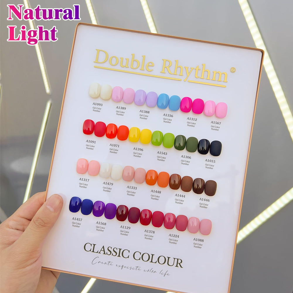 Double Rhythm beginner-friendly kit with simple steps for DIY nails.
