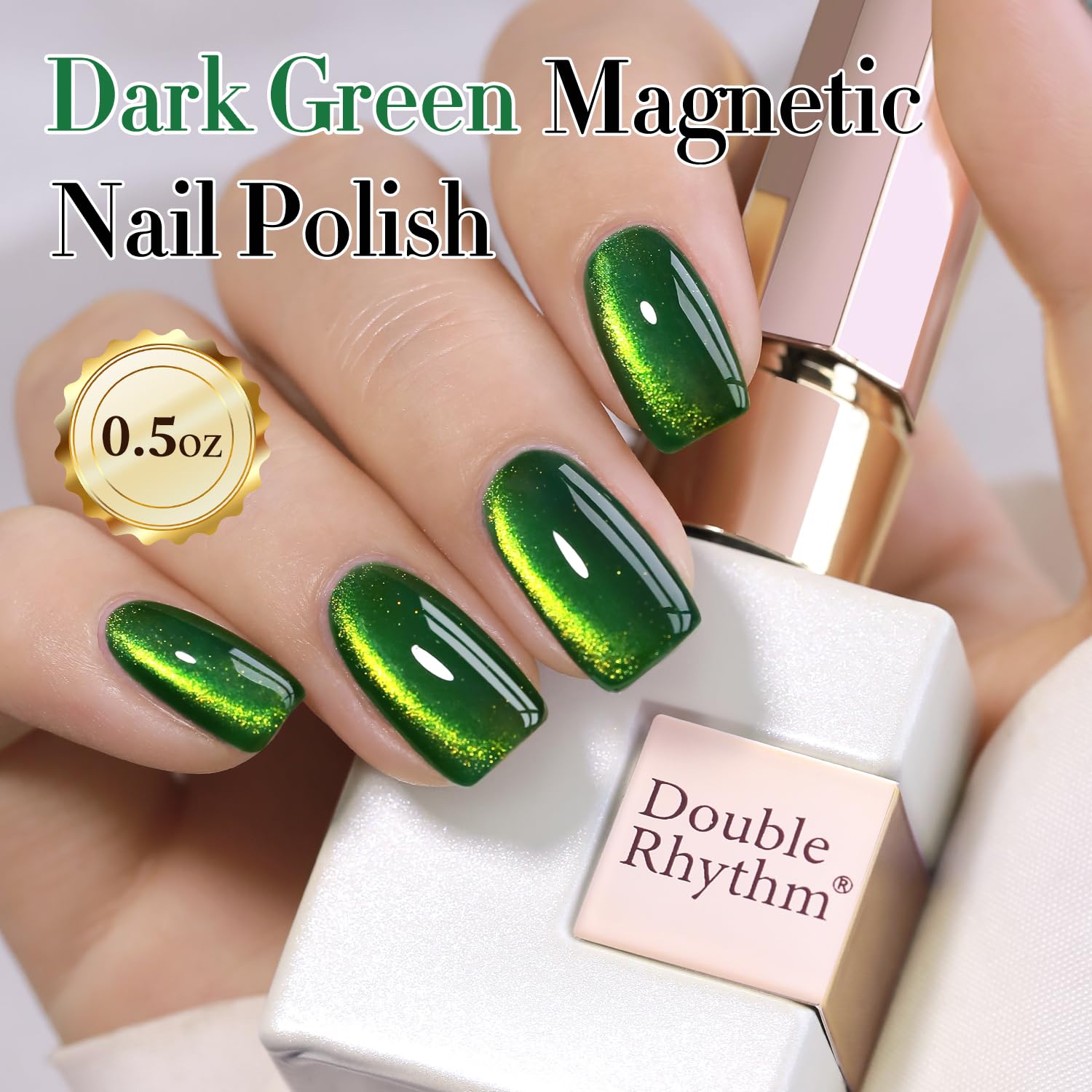 Bright holographic shimmer adds depth to translucent sheer tones.