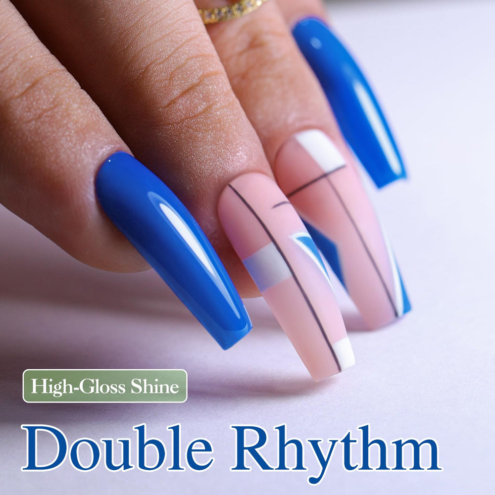 Double Rhythm bottle warmed before use for optimal consistency.