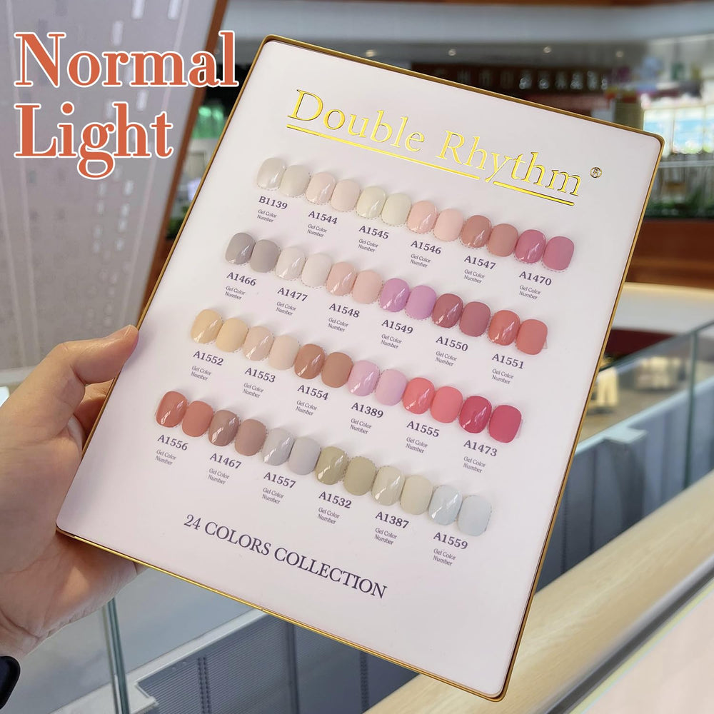 Double Rhythm building gel for nail strength and sculpted shapes.