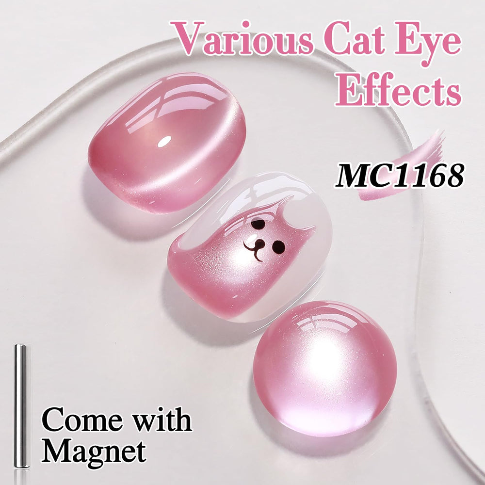 Double Rhythm cat-eye gel nail application demonstrates easy layering