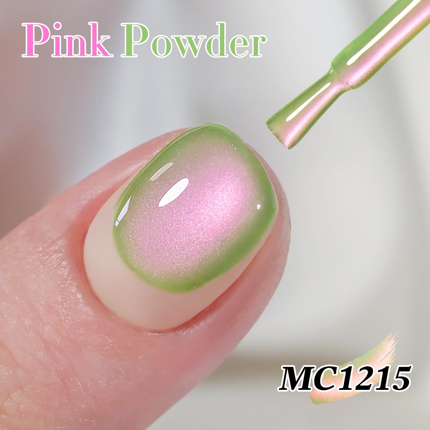 Translucent jelly color from Double Rhythm gel polish for soft, buildable coverage