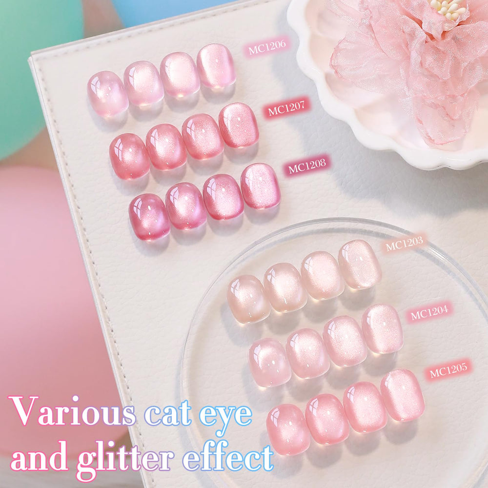Gift-ready Double Rhythm DIY manicure kit with magnet polish