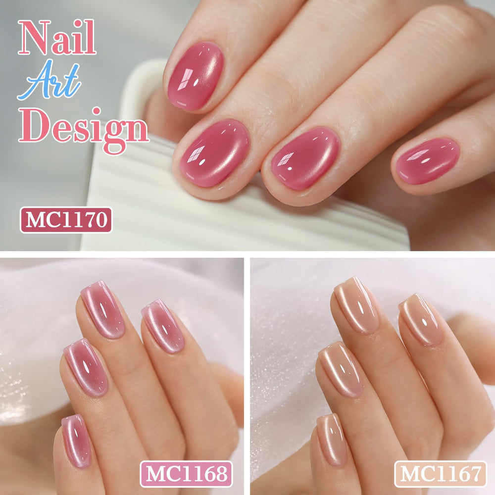 Double Rhythm Champagne gel polish offers warm holographic glimmer for festive looks