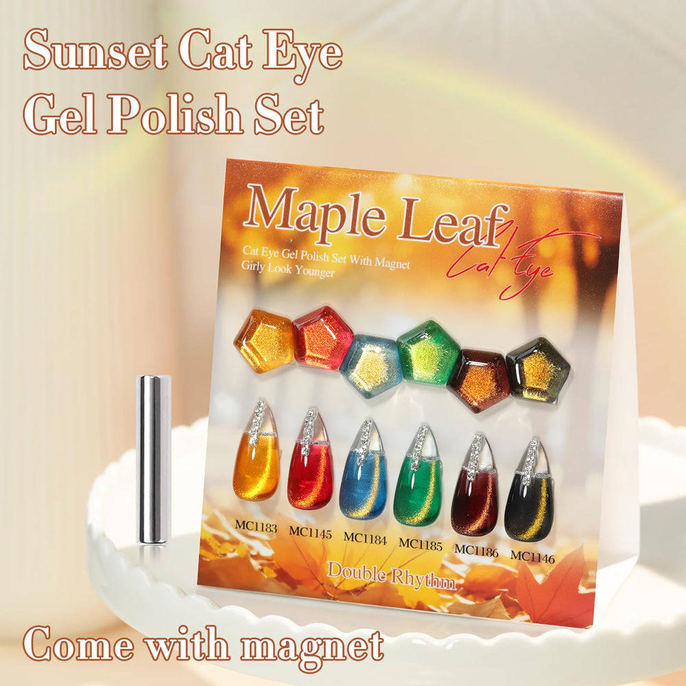 Double Rhythm Cat Eye gel texture close-up shows smooth, glossy finish