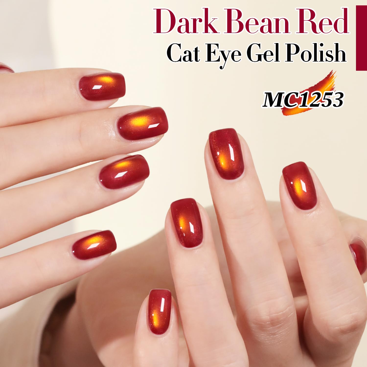 Magnet included with Double Rhythm for cat-eye effect and custom looks