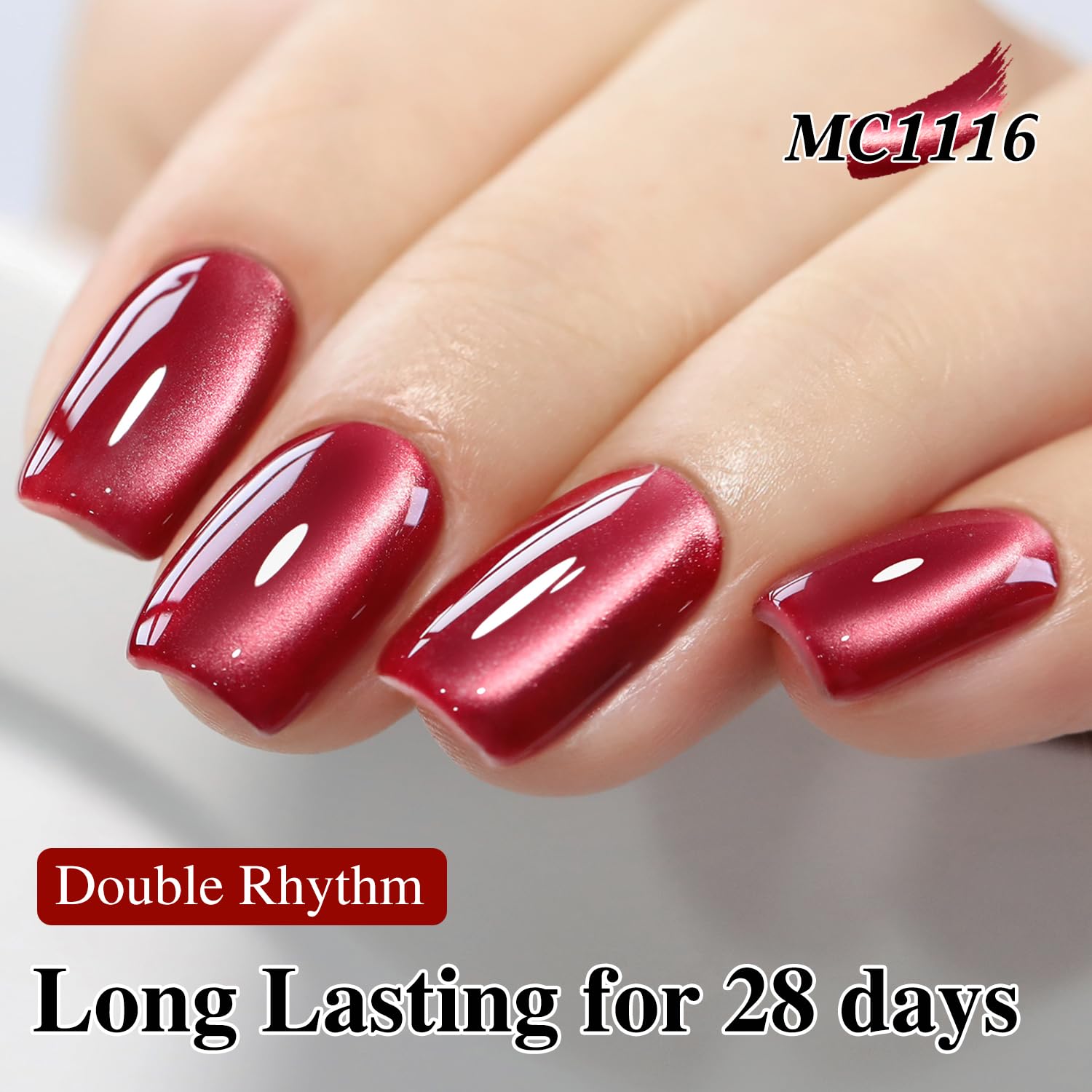 Double Rhythm Magnetic Tool enables customizable cat-eye effects on nails.