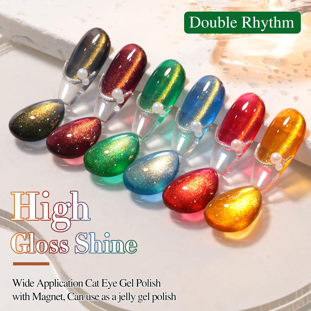 Double Rhythm Cat Eye package appears gift-ready and ready to stack