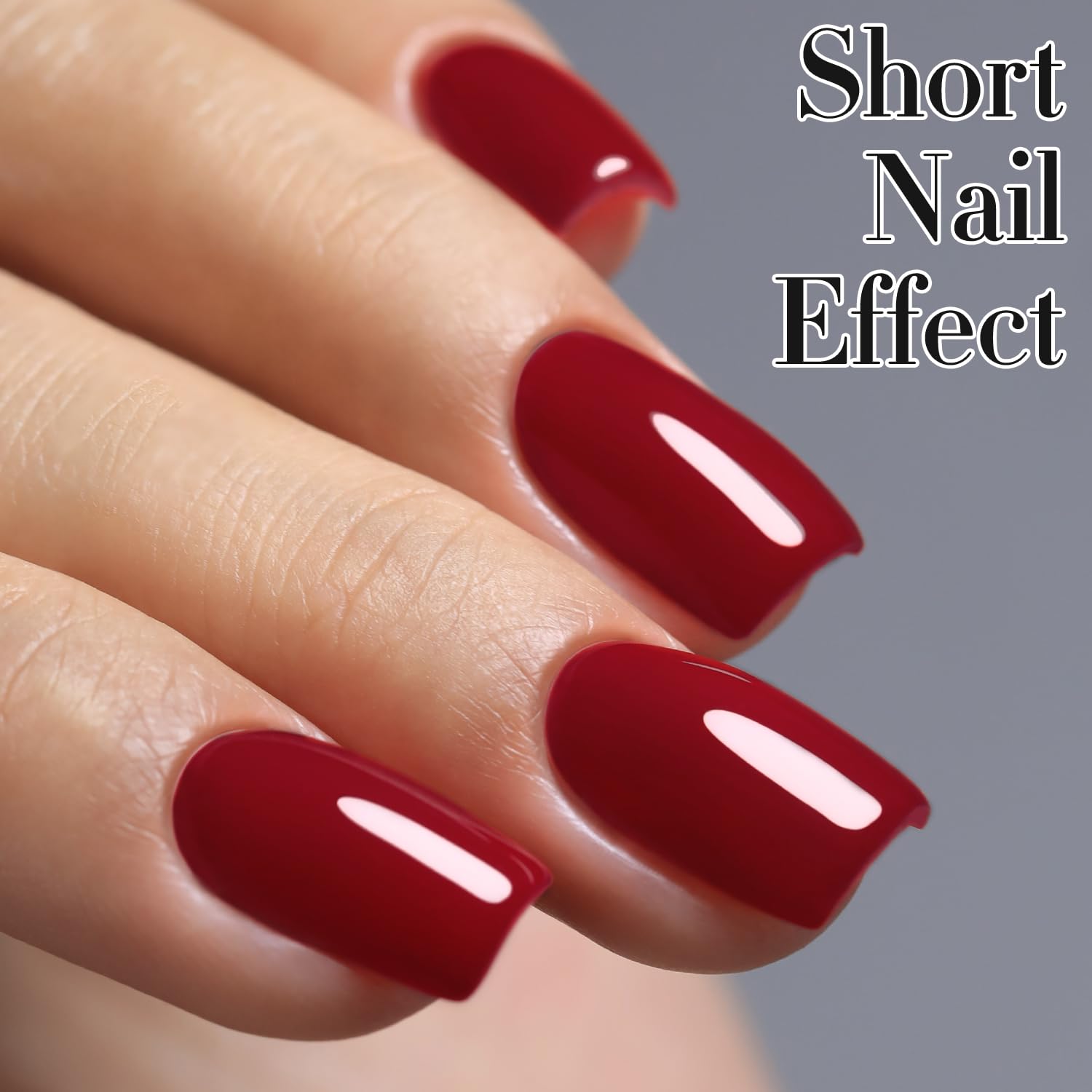 Double Rhythm dark red brush stroke showing smooth application