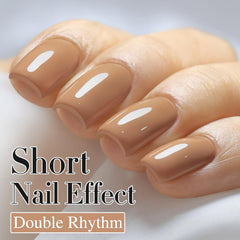 Double Rhythm Deep Nude A1441 bottle cap close-up, easy storage between uses.