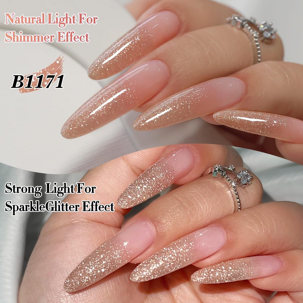 At-home manicure with Double Rhythm nail art kit