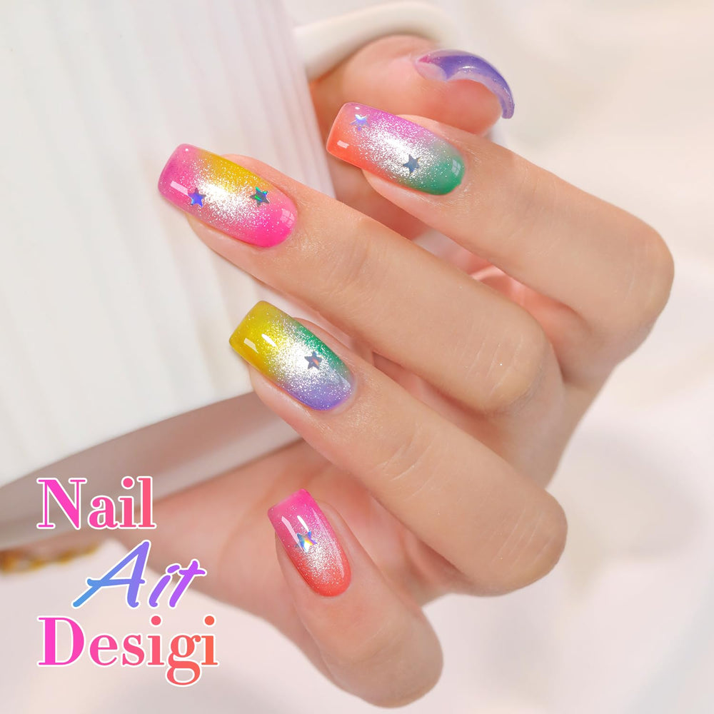 Double Rhythm at home nail kit packaging shown for convenient DIY sessions.