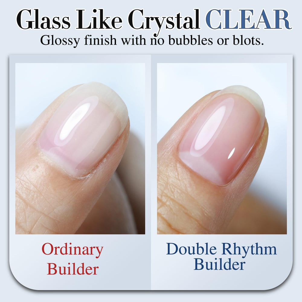Double Rhythm durable 28-day wear with high gloss finish.