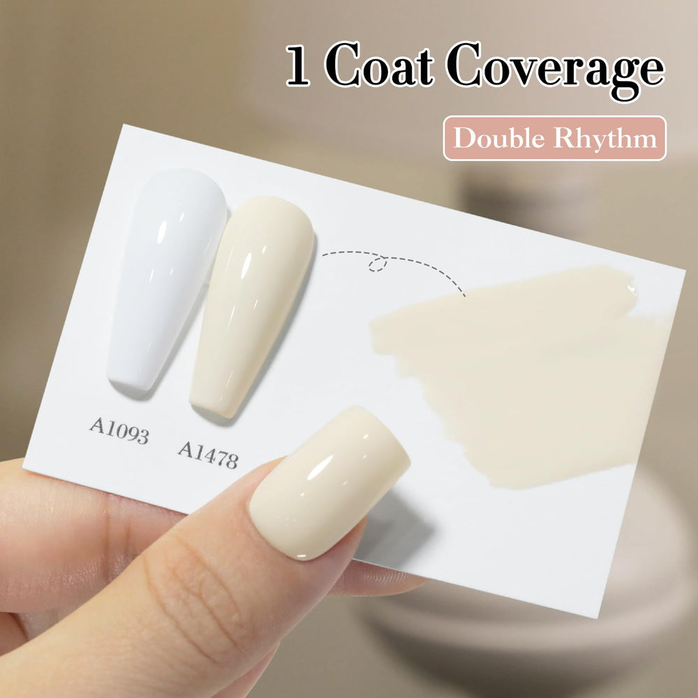 Double Rhythm gel polish delivering a durable, high-gloss finish
