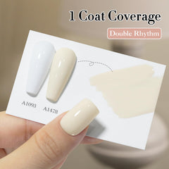 Double Rhythm gel polish delivering a durable, high-gloss finish