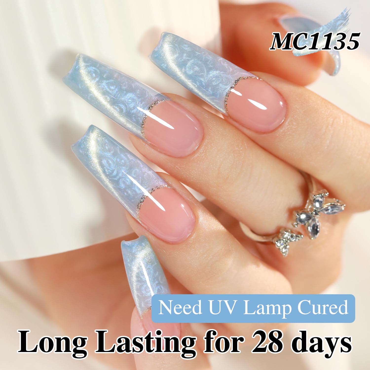 Beginner-friendly Cat Eye gel polish application for stylish nails.