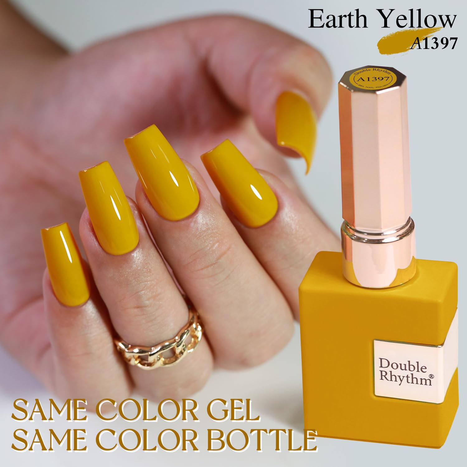 Double Rhythm easy-application gel polish ideal for beginners seeking smooth coverage.