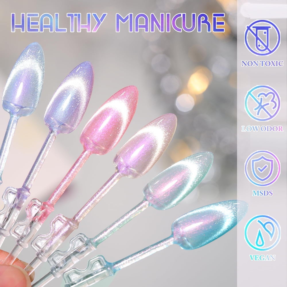 Ideal for beginners to achieve salon-like cat-eye effects.