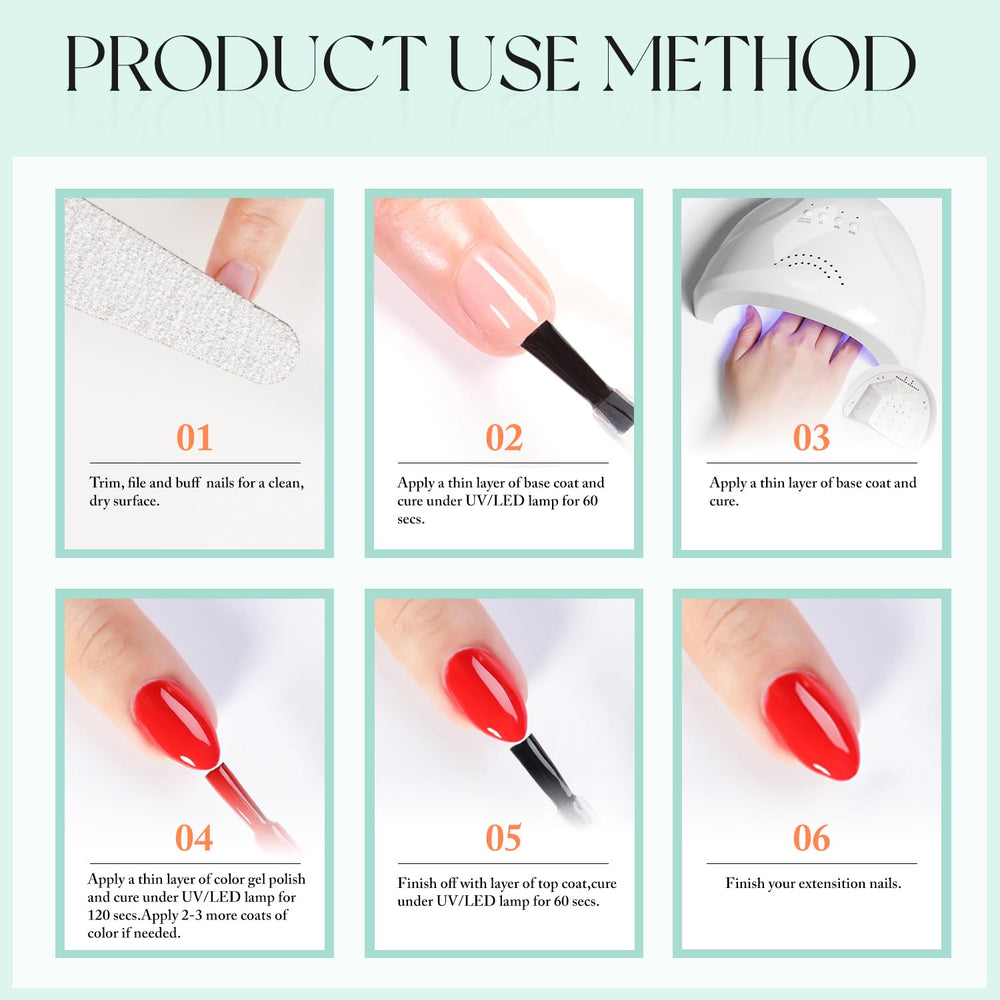 Double Rhythm Milky Orange gel polish removal is easy and practical.