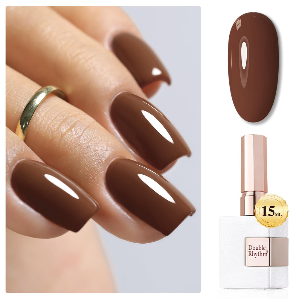 Double Rhythm gel polish bottle ready for at-home nail art.