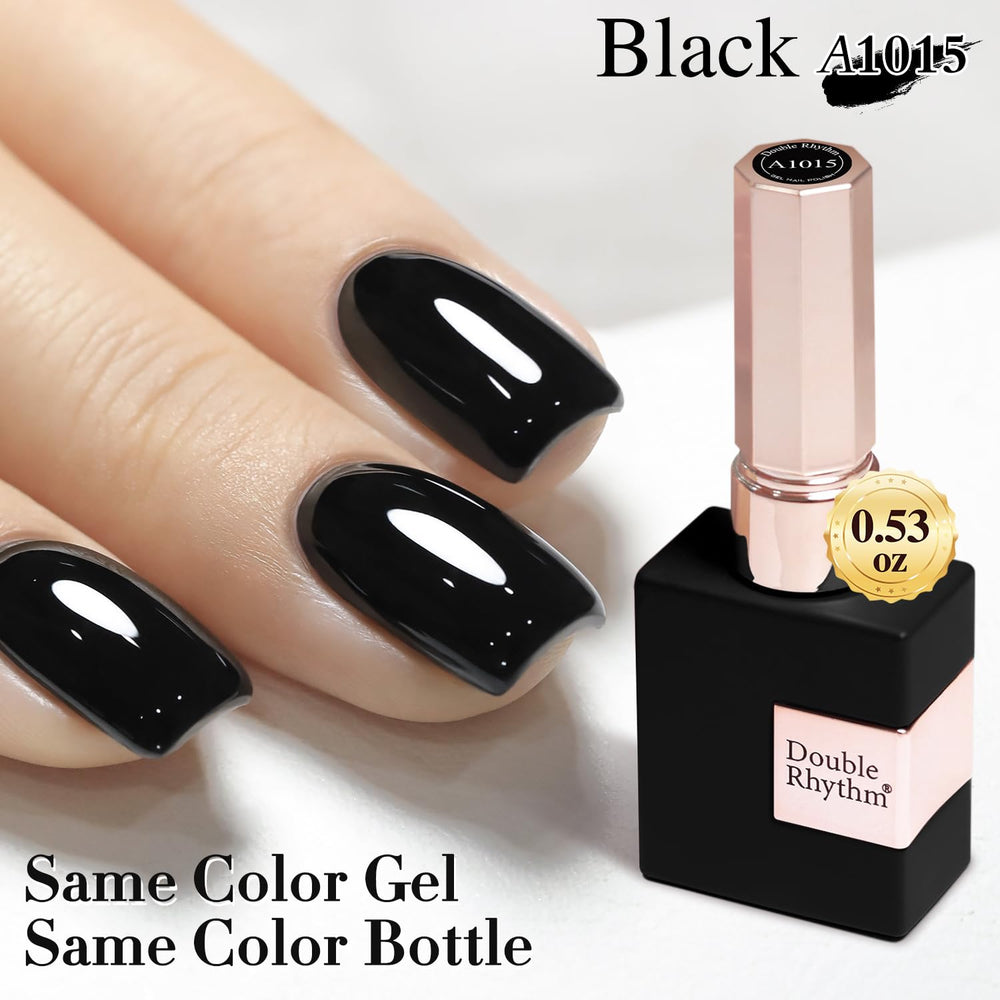 Durability hint: Double Rhythm gel polish lasting up to 28 days.