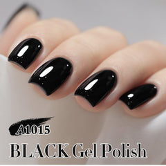 Close-up of Double Rhythm gel polish bottle and brush for smooth application.
